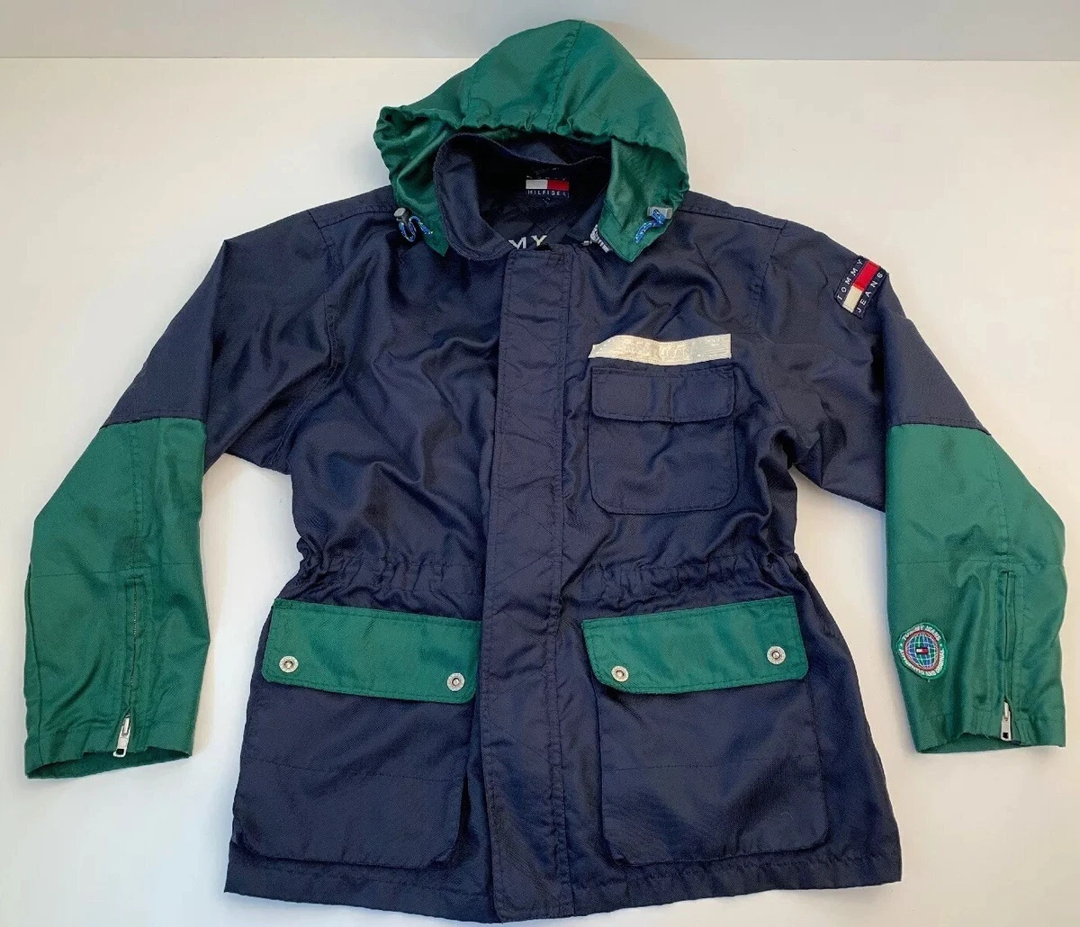 Tommy jeans retro block anorak jacket cheap