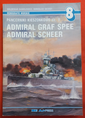 Monografie Morskie (EOW) 8, Battleship ADMIRAL GRAF SPEE ADMIRAL SCHEER  Vol.2