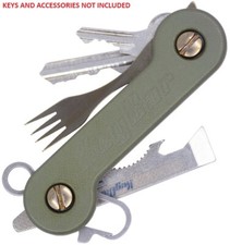 KeyBar Utility Tool Pocket Clip Screws W/Link For Key Fob Up To 12 Keys G10 Body