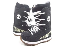 THIRTY TWO MEN'S HERITAGE SNOWBOARDING BOOTS,BLACK/WHITE/GUM US SIZE 5,EUR 37