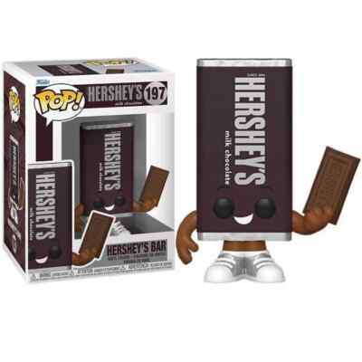 HERSHEY'S MILCH SCHOKOLADENRIEGEL 3,75'' POP VINYL FIGUR AD ICONS NEU 197 FUNKO
