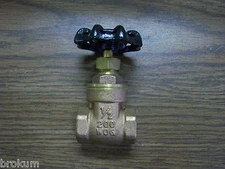 LEGEND 1/2"  200WOG BRASS GATE VALVE SWEAT ENDS NEW