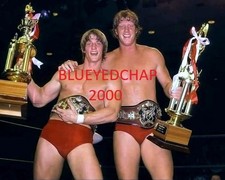 KEVIN & DAVID VON ERICH WRESTLER 8 X 10 WRESTLING PHOTO WCCW NWA