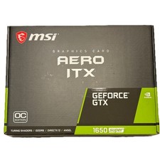 MSI GeForce GTX 1650 SUPER Aero ITX OC 4GB GDDR6 Graphics Card HDMI DP DVI-D