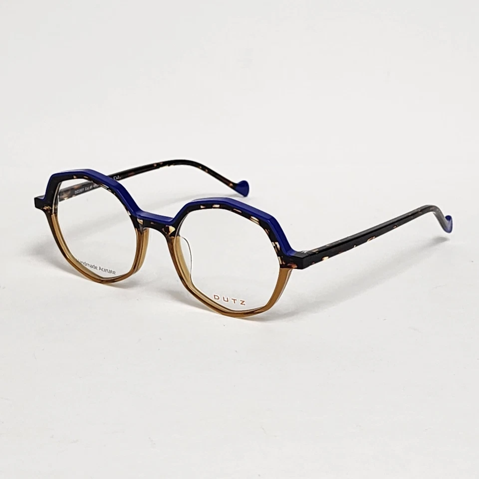 Gafas geométricas para mujer DUTZ DZ2307 en azul/marrón/tortuga | 49 mm Foto 2 de 4