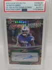 2023 Leaf Eclectic #OGBJG1 Jahmyr Gibbs Optichrome "TIGER STRIPE" AUTO 3/3 Lions