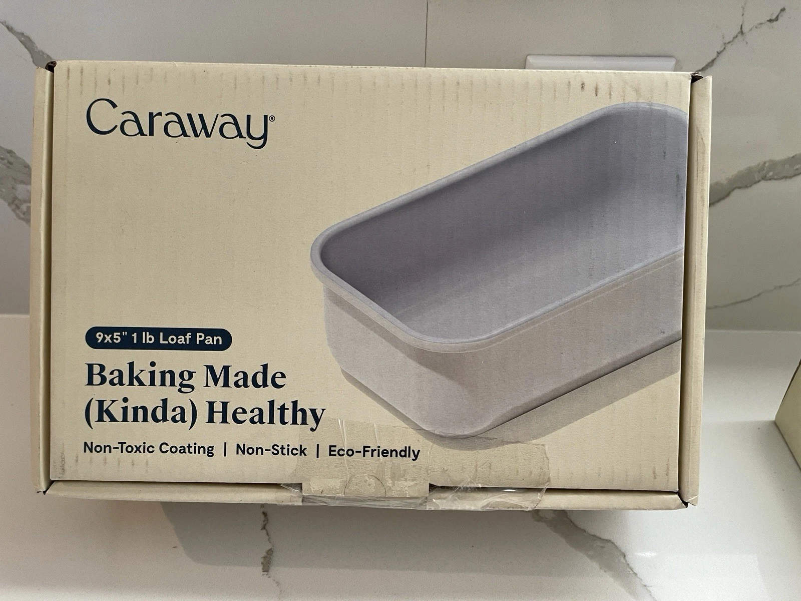Caraway Non-Stick Ceramic 1 Lb Loaf Pan - Naturally Slick Ceramic Coating - Non-