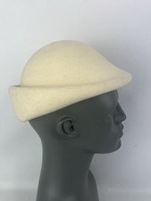 Vintage Capo Couture Cream Wool Hat Made In Austria