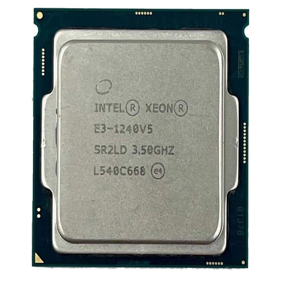 Intel Xeon E3-1240 V5 SR2LD 3.50GHz Max 3.90GHz 4C/8T 80W TDP LGA 1151 LGA1151 - Image 3 of 3