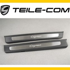 Porsche 718 Cayman 981/982 Einstiegleisten Edelstahl+Beleuchtung 98104480012