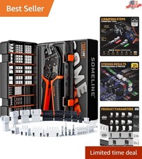 High-Precision Crimper with 21 Connector Types - Ergonomic Design Included