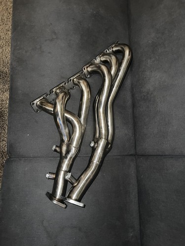 Polished Header Fit BMW M52 Engine 2.5L/2.8L/3.0L For 94-00 E36 E46 E39 Z3 E38