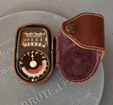 Weston Master II Universal Exposure Meter Model 735 w/ Original Leather Case