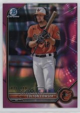 2022 Bowman Chrome Prospects Fuchsia Lava Refractor 71/199 Colton Cowser 0z4u