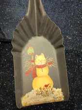 Toleware Antique Folk Art Coal Shovel Maria Kurtz Original Hand Painted Signed