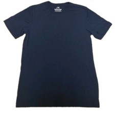 New Balance Navy Blue Short Sleeve Cotton Blend T-Shirt Men's Medium