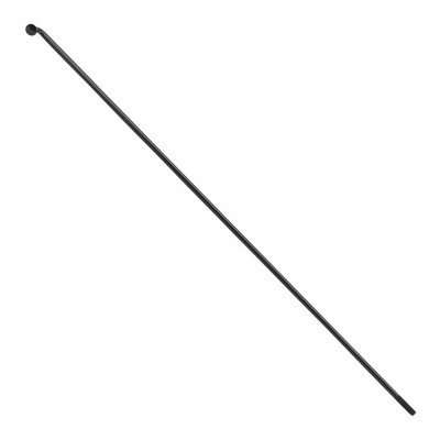 Speichen Leader Fox Schwarz, abgewinkelter Kopf, Länge 201 mm, Durchmesser 2,3 