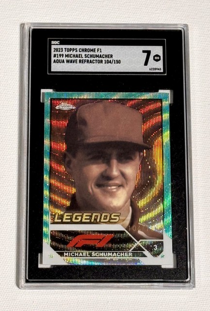 Michael Schumacher 2023 Topps Chrome Formula 1 F1 Legends Refractor