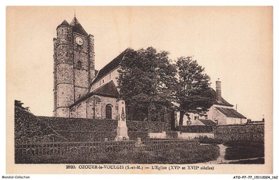 ATOP7-0551-77 - OZOUER-LE-VOULGIS - L'église