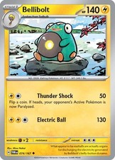 Pokemon Bellibolt (74/289) Twilight Masquerade LP REVERSE HOLO