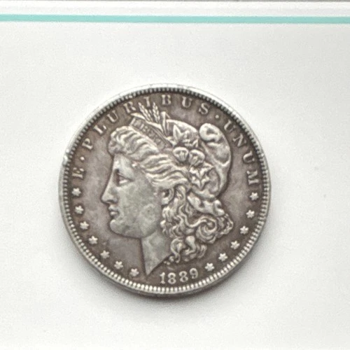 1889 Morgan Silver Dollar $1 Circulated US Coin 0.9 Silver Business Strike