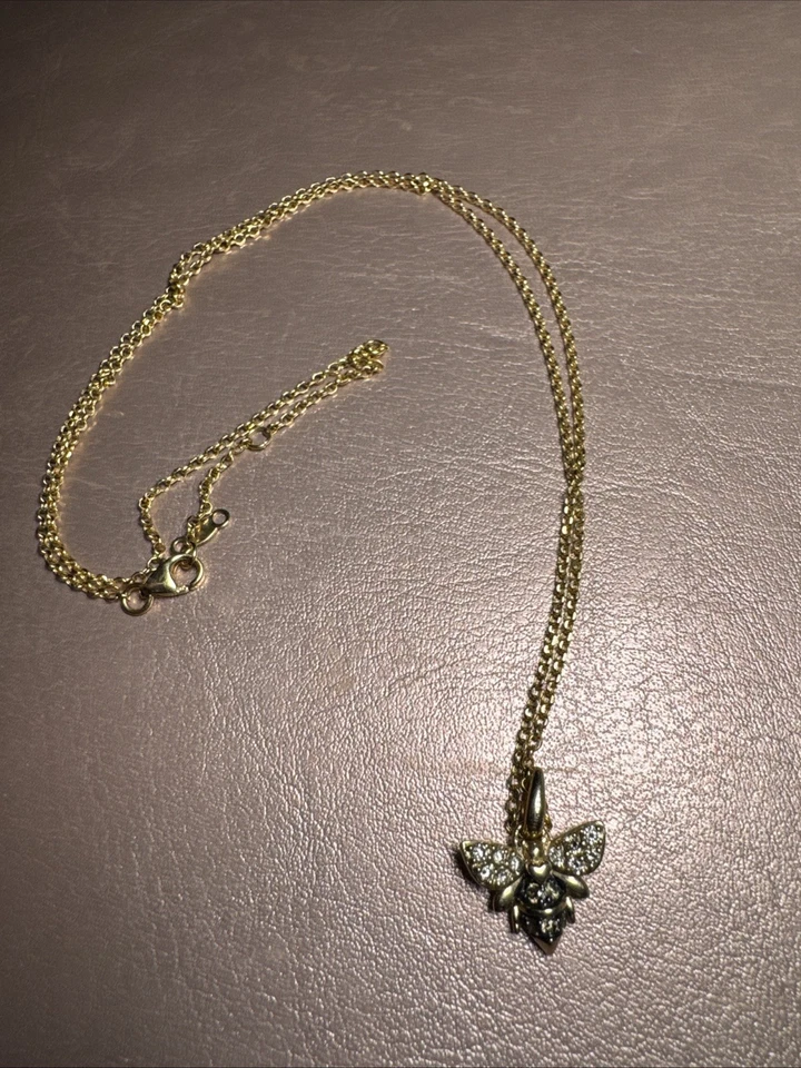 Levian 巧克力钻石蜜蜂 14 件套黄金项链 — 第 2/3 张图片