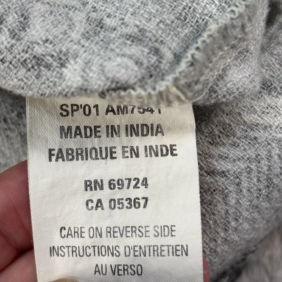 Camisa Columbia De Colección Para Hombre Gris Mediana Manga Corta Abotonada Azteca 00s AM7541 Foto 4 de 4