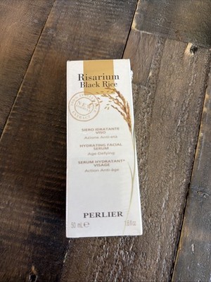 Perlier Risarium Black Rice Hydrating Facial Serum Age-Defying 1.6 oz NIB Sealed