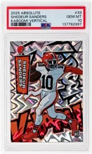NFL Repacks: 2025 Shedeur Sanders Kaboom PSA ...