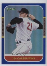 2021 Donruss Retro 1987 Variation Holo Blue Roger Clemens (354 Career Wins) 1g2w