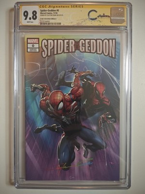 Spider-Geddon #0 CGC SS 9.8 CLAYTON CRAIN NYCC EXCLUSIVE 
