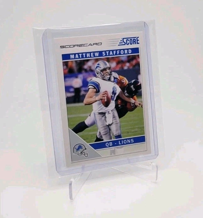 MATTHEW STAFFORD 2011 Panini Score (/499) Scorecard Silver Foil #98 RAMS LIONS