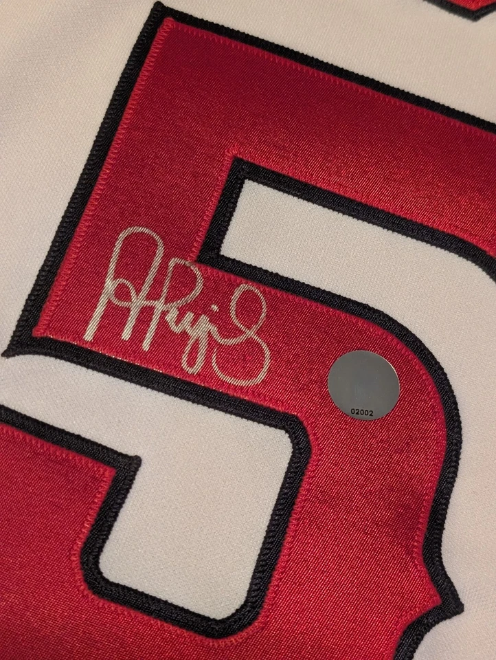 Albert Pujols Signed Los Angeles Anaheim Angels Majestic Home Authentic Jersey   - Image 3 of 4