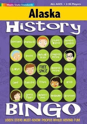 Alaska History Bingo Game! by Gallopade International Hardcover Book