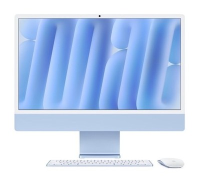 Apple iMac 24'' M1 (MJ 2021 8/512 8C-CPU/8C-GPU 4xUSB) Blau wie Neu