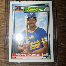 1992 Topps Manny Ramirez Rookie Card - Boston Red Sox Legend ⚾️ ?. rookie card picture