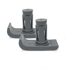 2PCS Top Glides Universal FlexFit Walker Ski Glides - 1 Pair