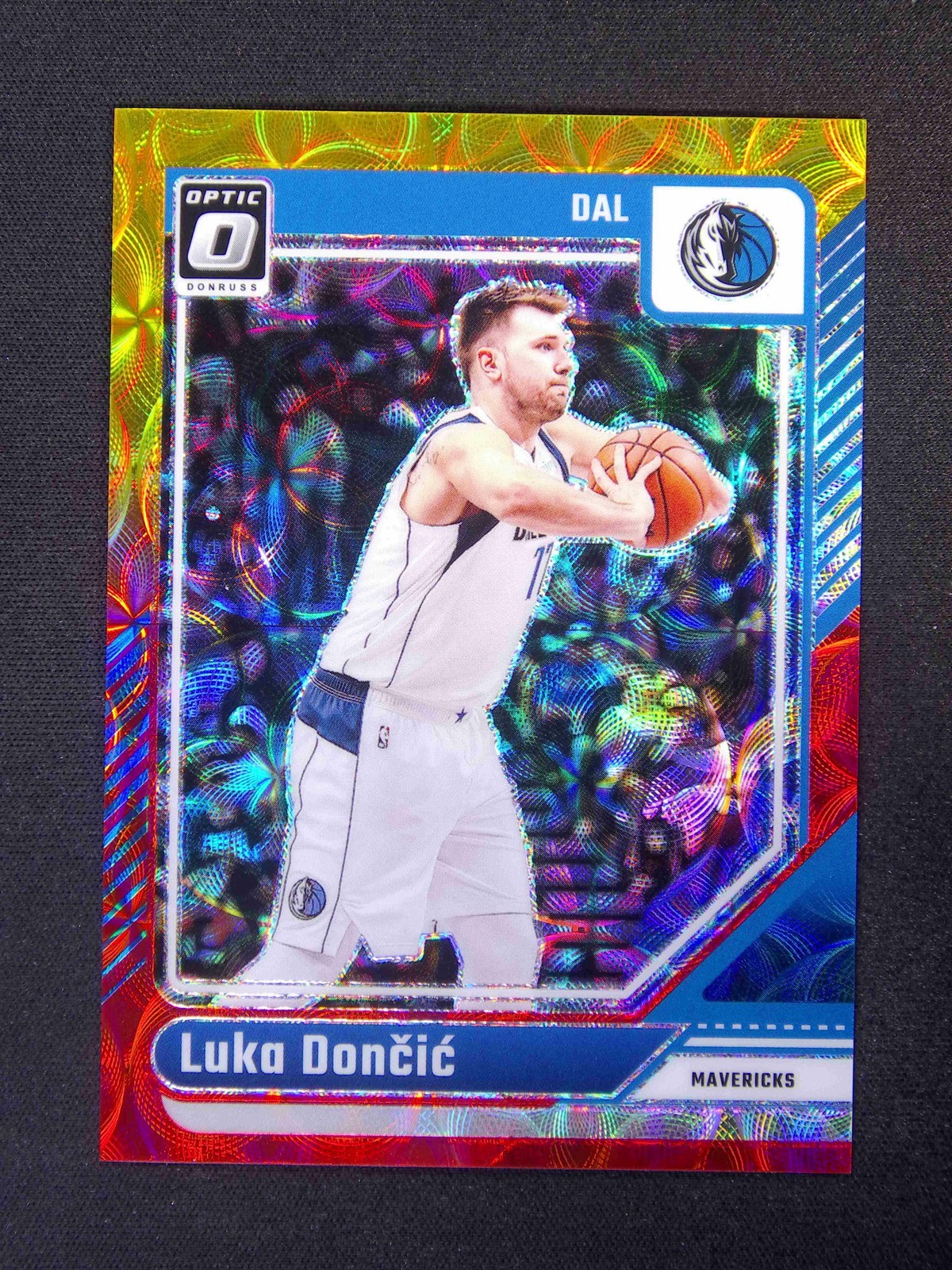 2024-25 Panini Donruss Optic Luka Doncic #214 Red and Gold International /99