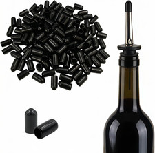 100 PCS Pourers Dust Covers,Pour Spot Caps,Liquor Spout Covers, Olive Oil Liq...