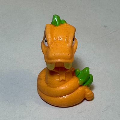 Moose Toys MrBeast Lab Swarms Crazy Coil Orange Snake Alpha Series 1 Micro Fig