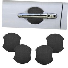 4pcs Car Door Handle Cup Protectors Waterproof Anti-scratch Car Door Black