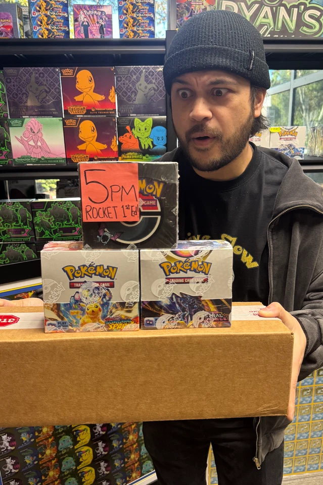 $1 START BOX & CASE BREAKS + 1ST EDITION ROCKET PRE-GAME 🚀🔥