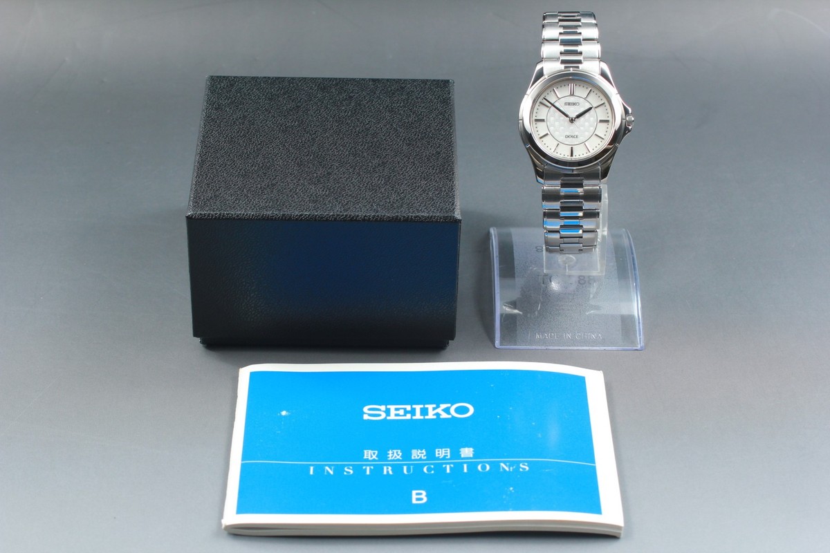 2007 MINT Seiko Dolce 8J41-0AF1 SACM139 Steel Round HAQ Quartz