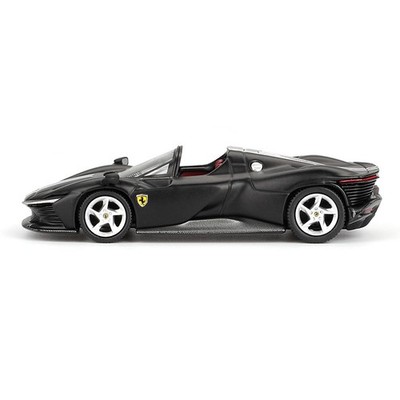 BBR Model 1:64 Ferrari Daytona SP3 Matt Black Diecast Model Car