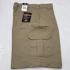 Dickies Cargo Shorts Mens 38 x 11 Regular Work Flat Front Flex Wrinkle Resistant