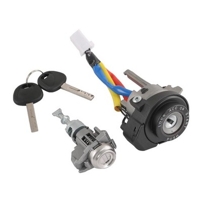 DICMIC Ignition Lock Cylinder Switch with For 2011-2015 Kia Optima, Black 