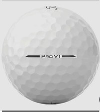 24 white 2025 Titleist Pro V1 Used Golf Balls in 5A Quality Condition.