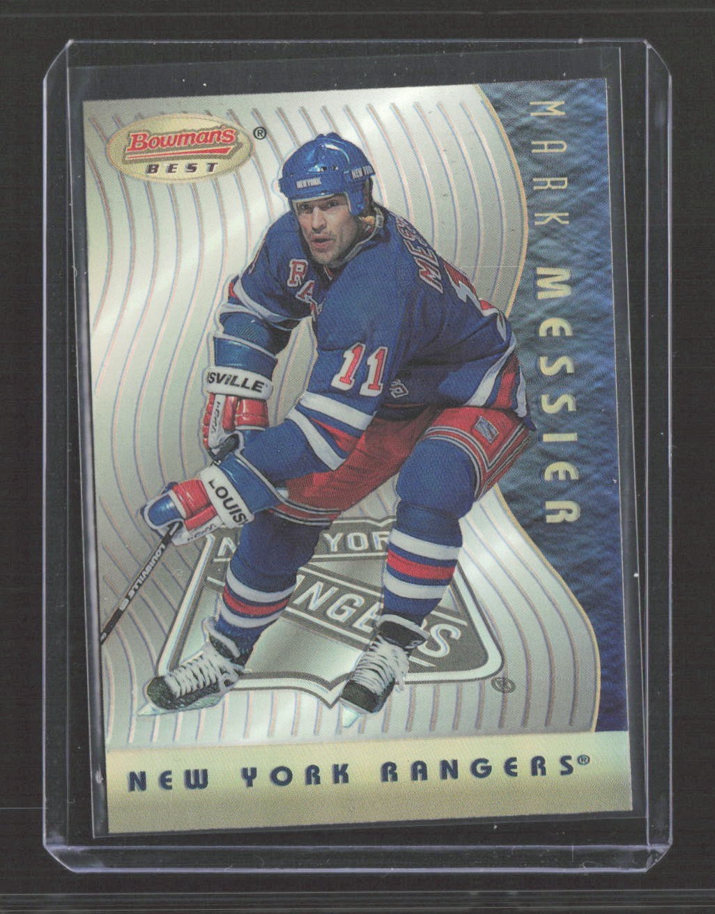 1995-96 Bowman's Best Refractors Mark Messier New York Rangers #BB6