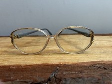 Silhouette Eyeglasses Oversize, Clear/Gold Austria SPXM 1883/20. Used.