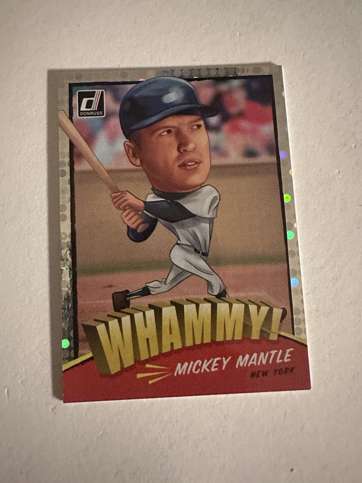 2018 Panini Donruss Mickey Mantle * WHAMMY! * # W1 New York Yankees HOF